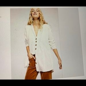 Free people button down top.     NWT
